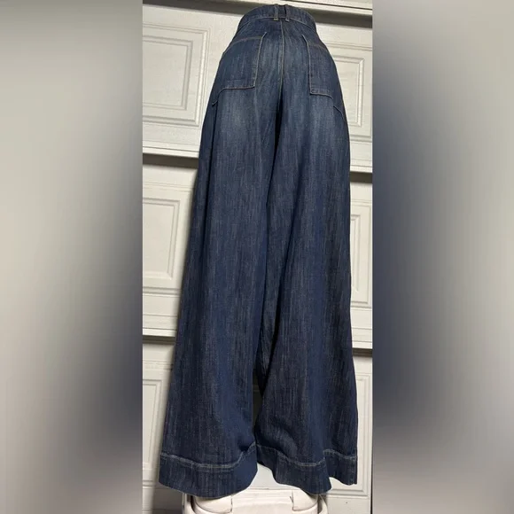 Pilcro antrhopologie Dark Blue Flare Jeans - Picture 4 of 10